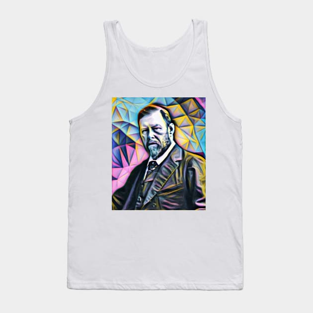 Bram Stoker Portrait | Bram Stoker Artwork 4 Tank Top by JustLit